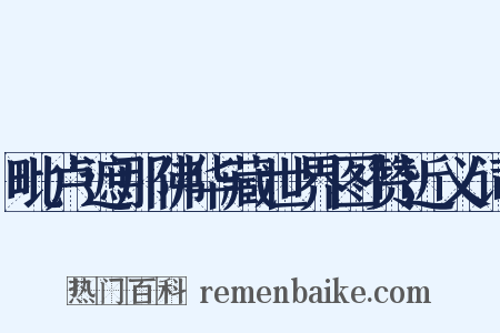 毗卢遮那佛华藏世界图赞近义词是什么意思的图片